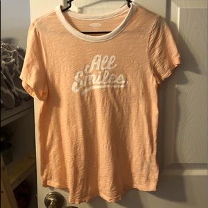 Women’s creamy pink T-shirt